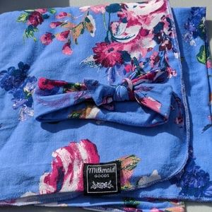 Newborn swaddle and headband